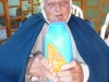 Magda is zichtbaar blij!