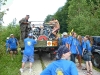 Het laatste stuk met de army truck