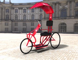 Prototype van MTS tricycle