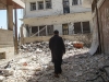 Ravage in christelijke wijk van de stad Homs